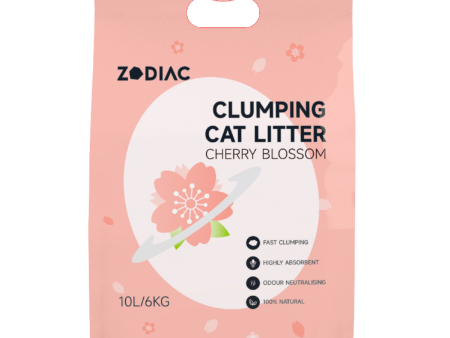 ZODIAC Clumping Cat Litter Cherry Blossom 6kg For Discount