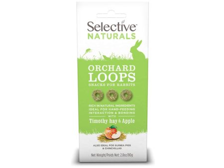 Selective Naturals Orchard Loops Rabbit Treats 80g Sale