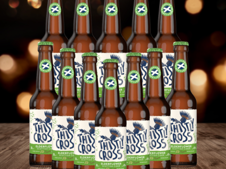 Thistly Cross Elderflower Craft Cider 330ml Bottles - 4.0% ABV (12 Pack) Discount