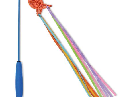 Kazoo Streamer Fish Wand Cat Toy Hot on Sale