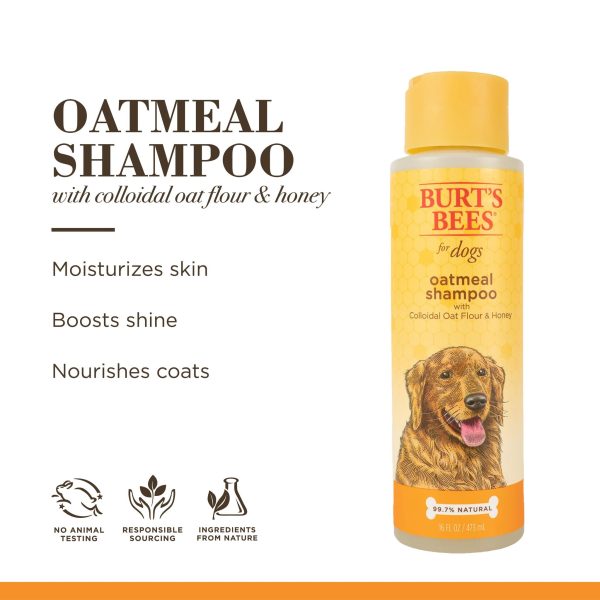 Burt s Bees Oatmeal Dog Shampoo 473ml Sale