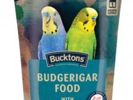 Bucktons: Budgerigar Food with Spirulina 500g Hot on Sale