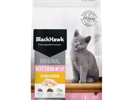 Black Hawk Original Kitten Chicken Dry Cat Food 4kg Fashion