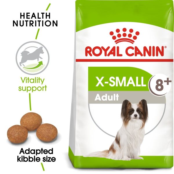 ROYAL CANIN X-Small Adult 8+ Dry Dog Food 1.5Kg Online