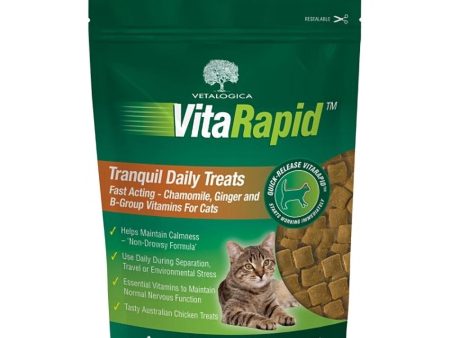 Vetalogica Vitarapid Cat Tranquil Daily Treats 100g For Sale