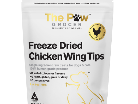 The Paw Grocer Freeze Dried Dog and Cat Treats Dried Chicken Wing Tips 90g Online Hot Sale