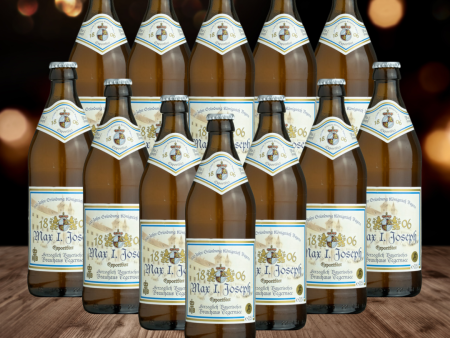 Tegernsee German Max I Joseph Munich Helles 500ml Bottles - 5.20% ABV (12 Pack) For Sale