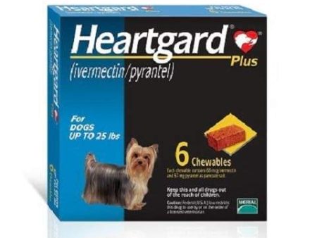 RX Heartgard Plus Chewable Tablets for Dogs, up to 25 lbs Sale