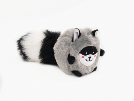 ZippyPaws Bushy Throw Raccoon Dog Toy on Sale