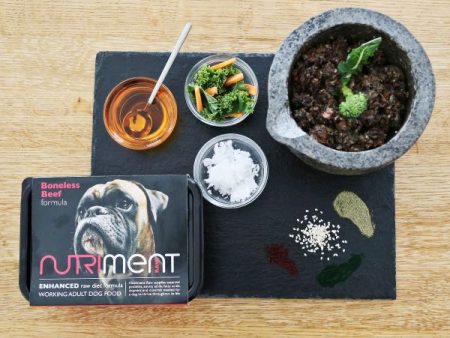 Nutriment Beef Formula - Adult RAW Dog Food 500g Tray Online