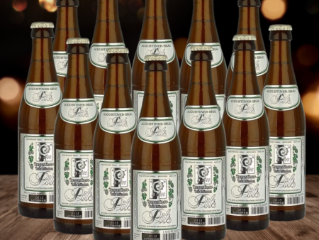 Augustiner German Pils 330ml Bottles - 5.6% ABV (12 Multipack) Fashion