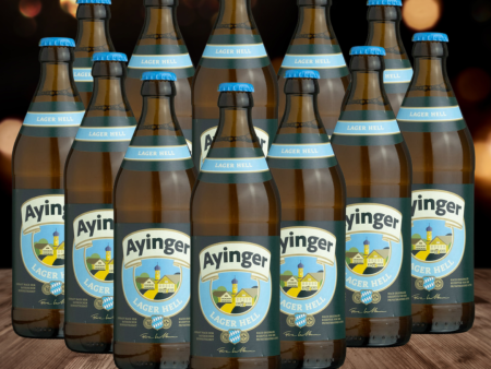 Ayinger Lager Hell 500ml Bottles - 4.9% ABV (12 Pack) Sale