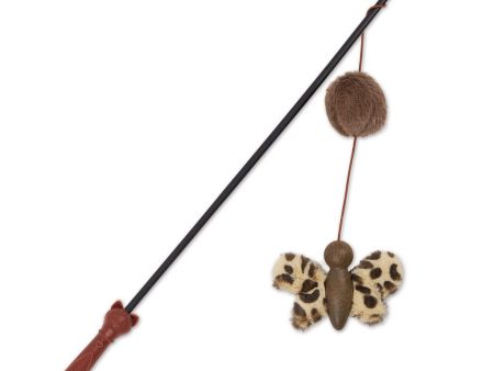 Kazoo Catnip Butterfly Wand Cat Toy Online