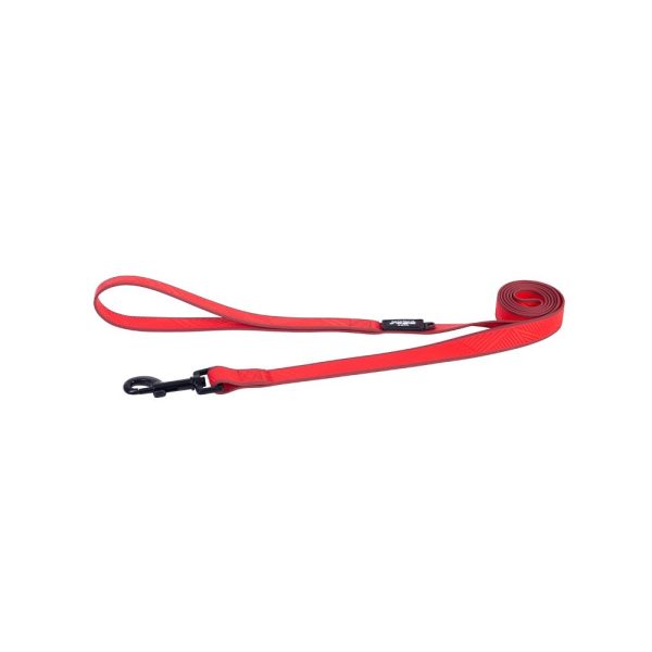 Rogz Amphibian Classic Dog Lead Red on Sale