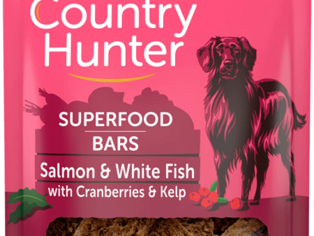 COUNTRY HUNTER SUPERFOOD BARS:  SALMON AND WHITE FISH FOR ADULT DOGS 100g Fashion