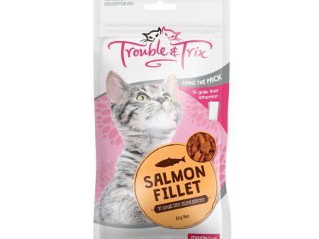 Trouble & Trix Salmon Fillet Cat Treat 85g Sale