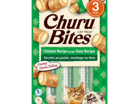 Inaba Cat Treat Churu Bites Chicken Wraps With Tuna 30g Discount