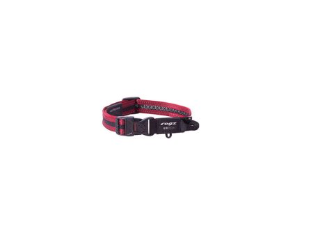 Rogz AirTech Classic Dog Collar Rock Red Cheap