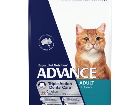 Advance Triple Action Dental Chicken Adult Dry Cat Food 3.5kg Online Hot Sale