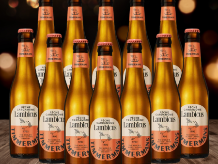 Timmermans Lambicus Pêche Cardamome Belgian Fruit Beer 330ml Bottles - 4.0% ABV (12 Pack) Online