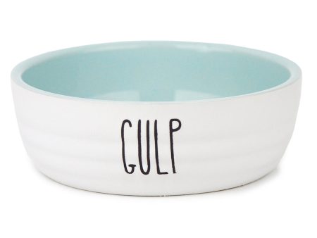 Barkley & Bella Ceramic Dog Bowl Gulp Hot on Sale