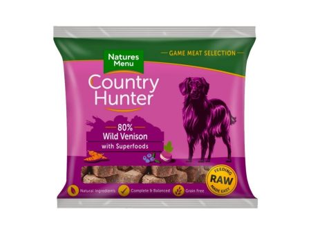 COUNTRY HUNTER RAW NUGGETS  WILD VENISON  FOR ADULT DOGS 1kg Fashion