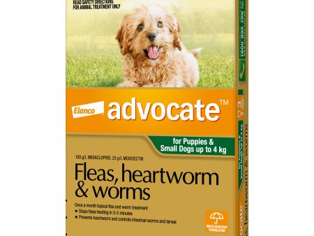 Advocate For Puppies and Small Dogs Up to 4kg 3 Pack Online Sale