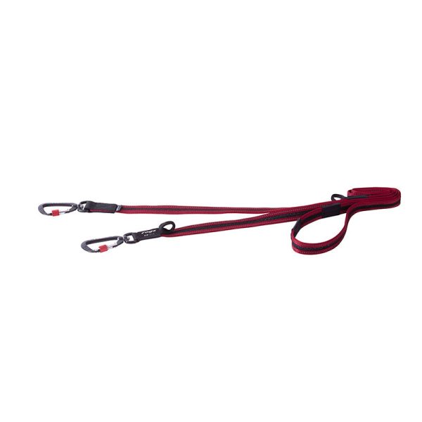 Rogz AirTech Multi Dog Lead Rock Red 2m Supply