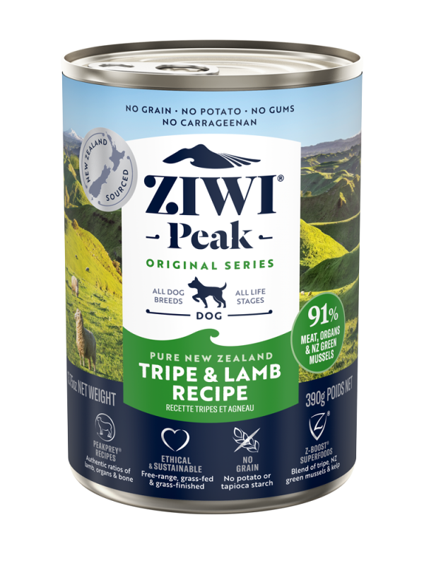 Ziwi Peak Dog Can Food Tripe & Lamb Online