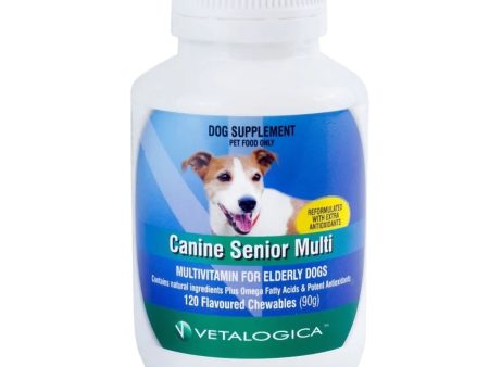 Vetalogica Canine Senior Multi Supplement 120 Pack Online Hot Sale