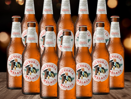 Damm Victoria Malaga Spanish Lager - 4.5% ABV (12 Pack) Online