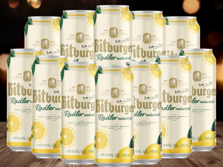 Bitburger Low Alcohol German Radler 500ml Cans (12 Pack) - 2.5% ABV Discount