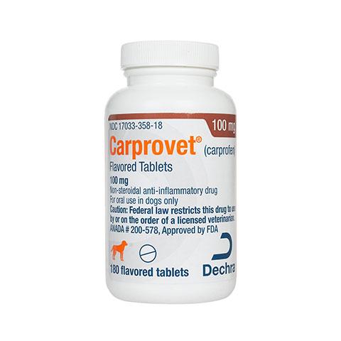 RX Carprovet ® (carprofen) Flavored Tablets 100mg for Dogs Discount