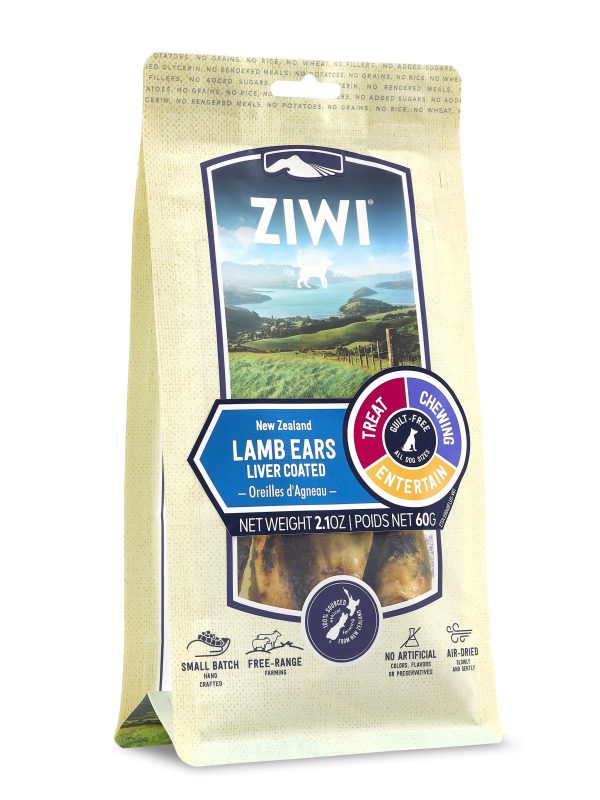 Ziwi Peak Lamb Ears Liver Coated Oral Dog Chew Online Hot Sale