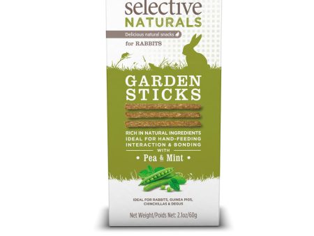 Selective Naturals Garden Sticks Rabbit Treats 60g For Sale