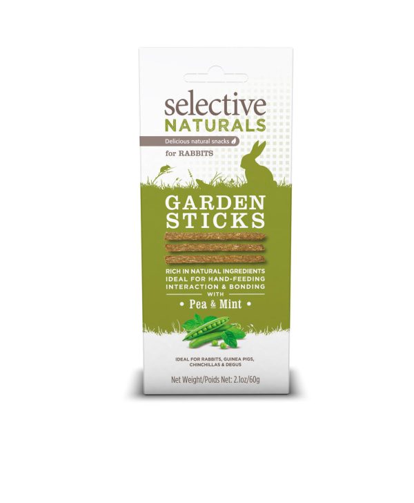 Selective Naturals Garden Sticks Rabbit Treats 60g For Sale