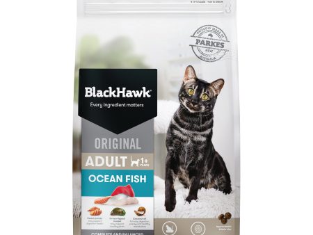 Black Hawk Original Adult Ocean Fish Dry Cat Food  4kg Fashion