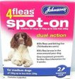 Johnson s 4fleas Spot-On for Medium Dogs 10-25kg 2 Treatments Cheap