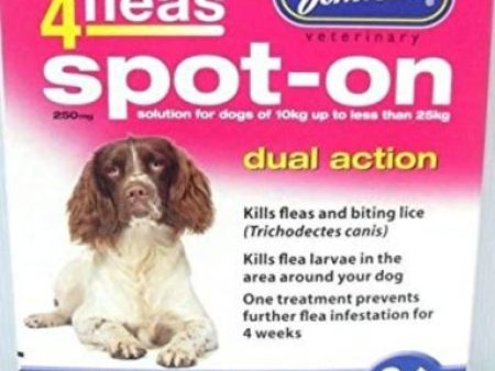 Johnson s 4fleas Spot-On for Medium Dogs 10-25kg 2 Treatments Cheap