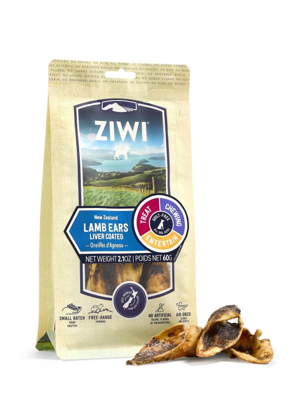 Ziwi Peak Lamb Ears Liver Coated Oral Dog Chew Online Hot Sale