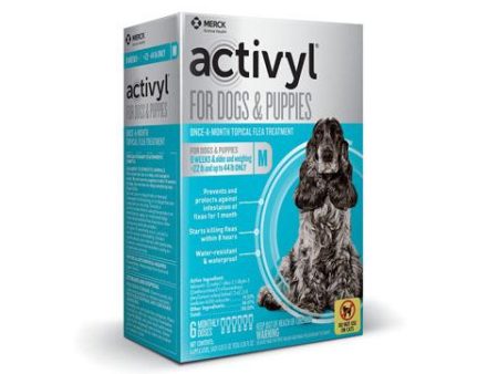 RX Activyl for Dogs & Puppies 22-44 lbs, 6 Treatments Fashion