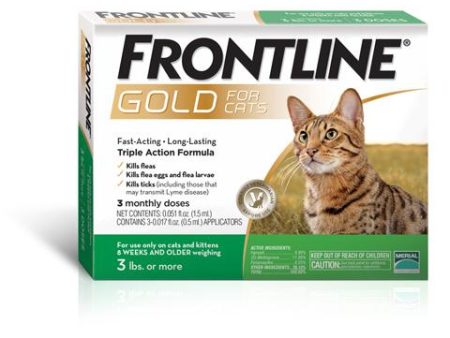 Frontline Gold Flea & Tick Treatment for Cats & Kittens Fashion