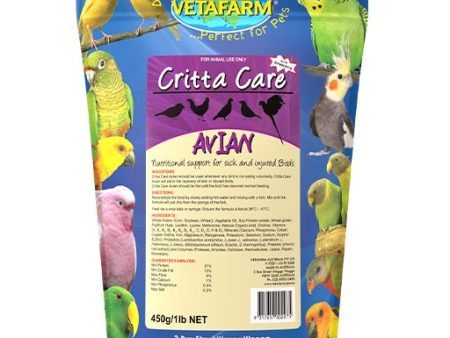 Vetafarm Avian Critta Care 450g Cheap