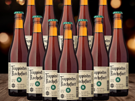 Trappistes Rochefort 8 Belgian Trappist Beer 330ml Bottles - 9.2% ABV (12 Pack) Cheap