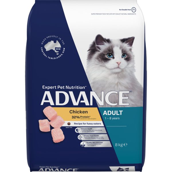 Advance Chicken Adult Dry Cat Food Discount