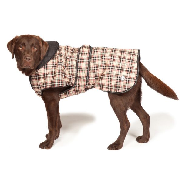 Machine Washable Classic Check Luxury Coat For Dogs Online Hot Sale