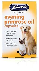 Johnsons Evening Primrose Oil Capsules 500mg For Dogs and Cats on Sale