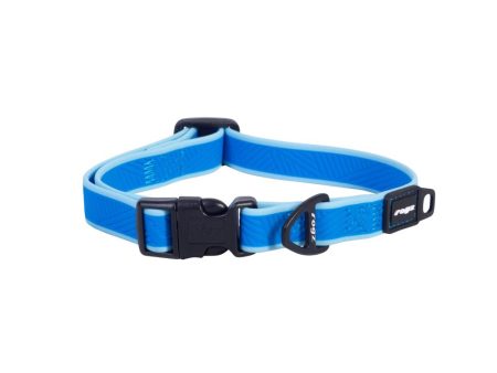 Rogz Amphibian Classic Dog Collar Blue For Sale