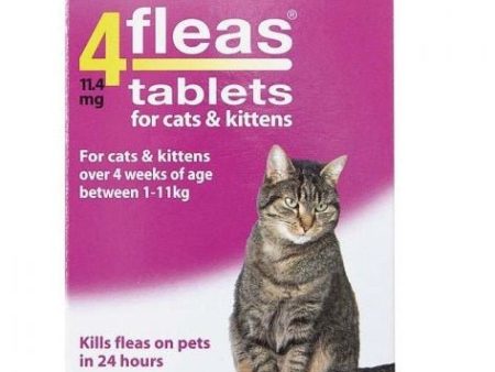 Johnson s 4Fleas Kitten Cat Tabs - 3 Treatment Pack Online Sale