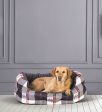 FatFace Penguin Check Deluxe Slumber Bed For Dogs Hot on Sale